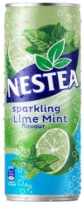 Nestea Sparkling Black Tea Lime Mint flavour, plech