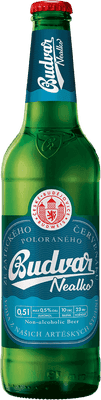 Budějovický Budvar Nealko, sklo