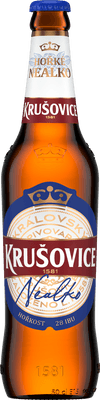 Krušovice Hořké Nealko, sklo