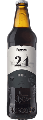 Primátor 24 Double, tmavé silné pivo, sklo