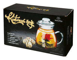 Velta Tea Kvetoucí čaj s konvičkou (dárkové balení)