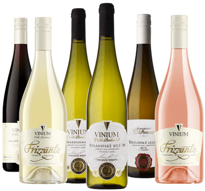 Vinium Multipack 6x750ml vína přívlastková + jakostní + Frizzante
