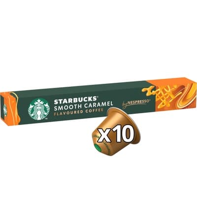Starbucks® Smooth Caramel by NESPRESSO®, Blonde Roast kávové kapsle, 10 kapslí v balení