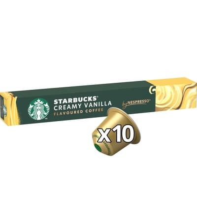 Starbucks® Creamy Vanilla by NESPRESSO®, Blonde Roast kávové kapsle, 10 kapslí v balení