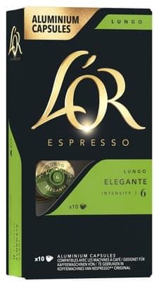 L'OR Espresso Elegante Lungo 6 (kapsle pro Nespresso®* Original kávovary)