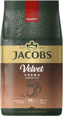 Jacobs Velvet Crema zrnková káva
