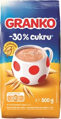Granko -30 % cukru Instantní kakaový nápoj s ovsem
