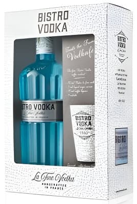 Bistro Vodka (40%) (dárkový box)