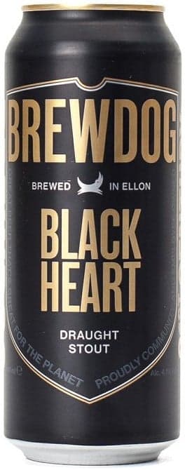 Brewdog Black Heart Stout plech