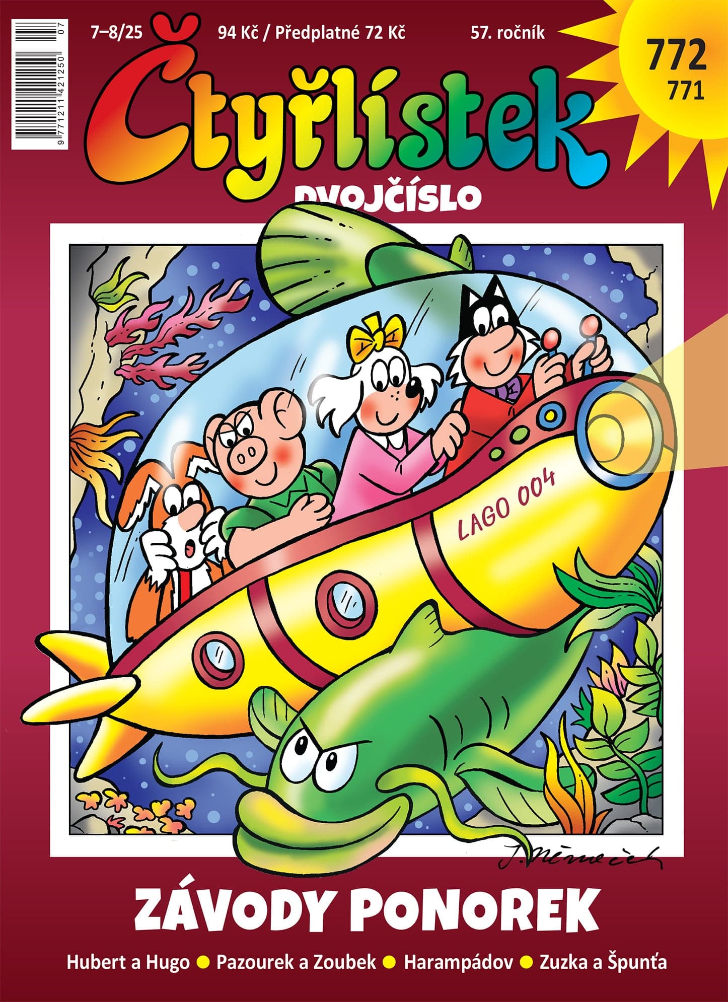 Čtyřlístek č.7-8/2025