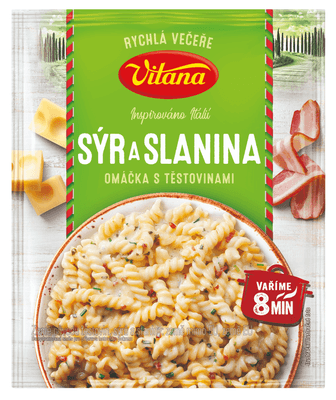 Vitana Sýr & slanina omáčka s těstovinami