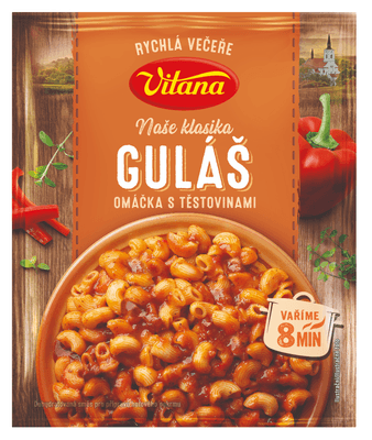 Vitana Guláš omáčka s těstovinami