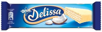 ORION Delissa oplatka s kokosovou náplní máčená v bílé polevě