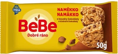 Opavia cereální bochánek BeBe Dobré Ráno Naměkko s kousky čokolády