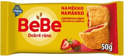 Opavia cereální bochánek BeBe Dobré Ráno Naměkko jahodová náplň
