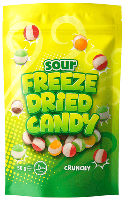 Crunchy Freeze Dried Candy s kyselou příchutí