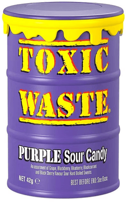 Toxic Waste Purple Drum Extreme Sour
