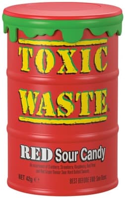 Toxic Waste Red Sour Candy