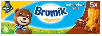 Opavia Brumík Čokoládová náplň jemné pečivo