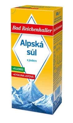 Bad Reichenhaller Alpská sůl s jodem, fluoridem a kyselinou listovou