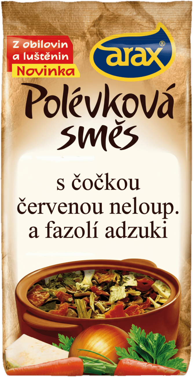 Arax Polévková směs Čočka červená neloupaná a adzuki