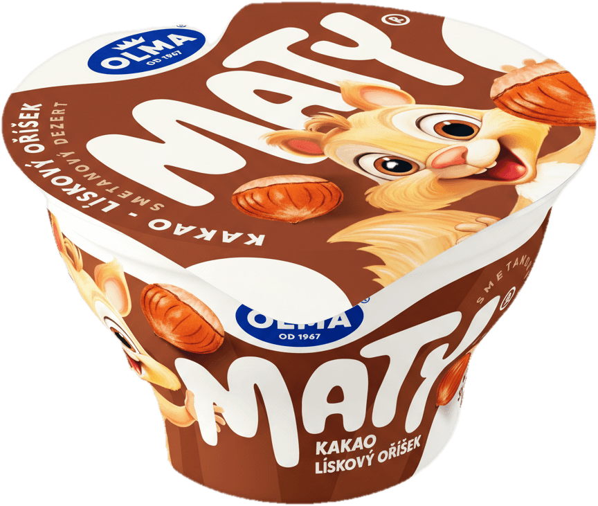 Olma Olmíci Maty smetanový s oříšky