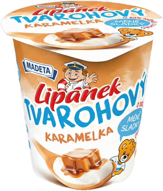 Madeta Lipánek tvarohový karamelka