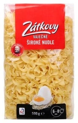 Zátkovy těstoviny Nudle široké vaječné