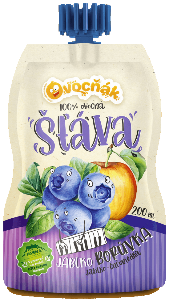 Ovocňák Mošt jablko a borůvka