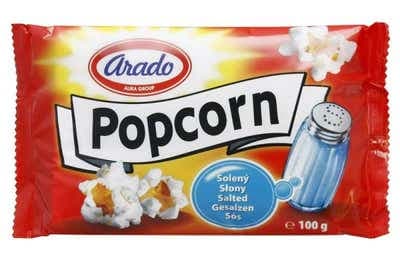 Arado Popcorn do mikrovlnné trouby, solený