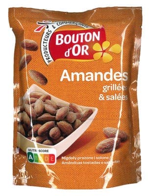 Bouton d´Or Pražené solené mandle