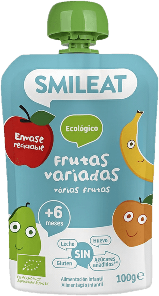 Smileat BIO Kapsička broskev, banán, jablko, hruška