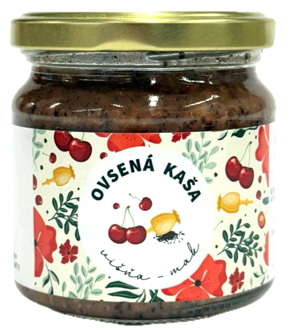 Kasha Ovesná kaše višeň a mák