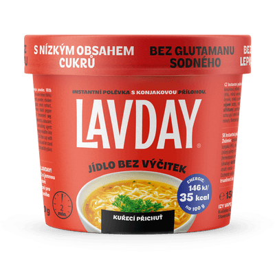 LAVDAY Konjac kuřecí nudlová polévka