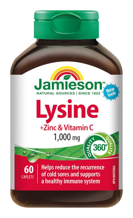 JAMIESON Lysin 1000mg se zinkem a vit.C tbl.60