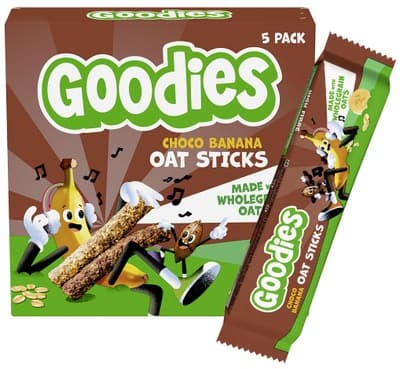 Goodies Ovesné tyčinky kakao-banán (5x 23 g)