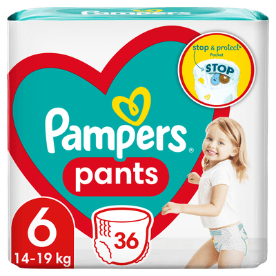 Pampers Pants Plenkové kalhotky vel. 6 (14-19 kg)