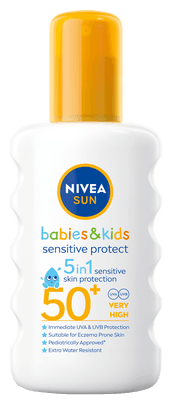 Nivea Sun Kids Protect & Sensitive dětský sprej na opalování OF 50+