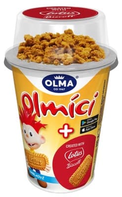 Olma Olmíci vanilkoví s drcenou sušenkou Lotus