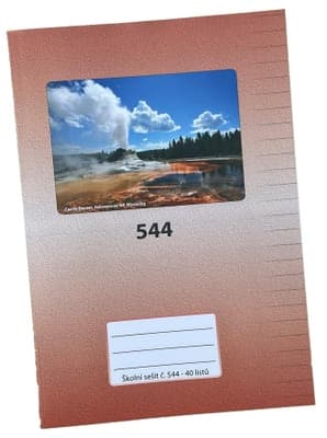 Papírna Martiník Sešit č. 544  - A5, linkovaný, 40 listů