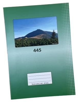 Papírna Martiník Sešit č. 445 - A4, čtverečkovaný, 40 listů