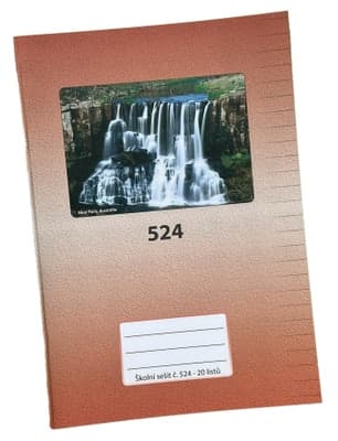 Papírna Martiník Sešit č. 524 -  A5, linkovaný, 20 listů