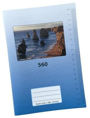 Papírna Martiník Sešit č. 560 -  A5, čistý, 60 listů