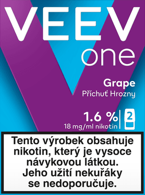 VEEV One Grape 2 náplně do e-cigarety