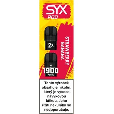 SYX POD Strawberry Banana 2x 2 ml (16,5 mg)