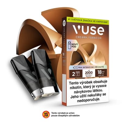 Vuse Pod Creamy Tobacco, 2x 2 ml (18 mg)