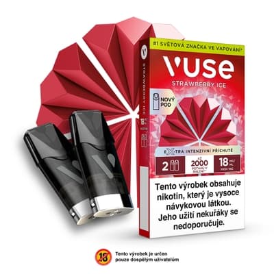 Vuse Pod Strawberry Ice, 2x 2 ml (18 mg)