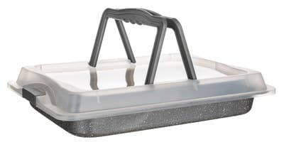 Banquet Plech s nepřilnavým povrchem a víkem GRANITE