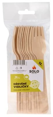 SOLO Vidličky  dřevěné 16 cm