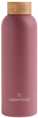 Waterdrop Termo láhev růžová nerez mat 600ml